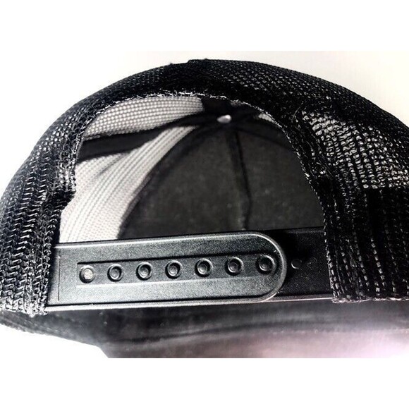 Bass Pro Shops Black Mesh Trucker Cap Snapback OSFM - Picture 4 of 6